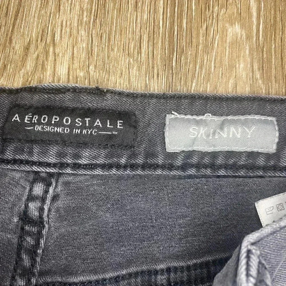 Mens Aeropostale Light Black Jeans - 34x32 - Picture 8 of 9